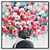 Floral Hair Woman Art Frams 3D model small image 1