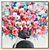 Floral Hair Woman Art Frams 3D model small image 2