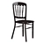 Elegant Resin Chateau Chair 3D model small image 3