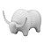 Title: Sleek White Bull Sculpture 3D model small image 5