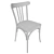 Elegant French Chair: Realistic 3D Model 3D model small image 5