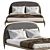 Elegant Dream Bed: Magnoly 3D model small image 1