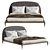 Elegant Dream Bed: Magnoly 3D model small image 3