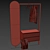 Sleek Storage Solution: Novamobili Hallway Unit 3D model small image 5