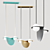Laurent 01 Pendant Light: Contemporary Elegance with Lambert et Fils 3D model small image 1