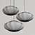 Elegant Mei Suspension Lamp 3D model small image 2