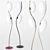 Ethereal Elegance: Vallons Obscurs Floor Lamp 3D model small image 1