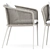 Elegant Knotted Armchair by JANUS 3D model small image 3