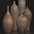 Rustic Wood Home Decor Set 3D model small image 6