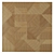 Elegant Wood Wall Panel 3D model small image 1