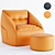 Cozy Lounge Sofa 3D model small image 1