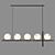 Modern Reel Pendant Light 3D model small image 1