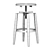 Modern Industrial Yun Bar Stools 3D model small image 5