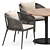 Elegant Knot Armchair & Stem 003 Table 3D model small image 2