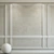 Elegant Plaster with Molding 110 3D model small image 1
