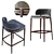 Aster Grange Bar Stool: Sleek and Stylish Seating 3D model small image 8