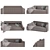 Luxurious Baker Skylar Sofa 3D model small image 3