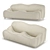 Pierre Paulin ABCD Sofa: French Mid-Century Modern Design 3D model small image 1