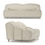 Pierre Paulin ABCD Sofa: French Mid-Century Modern Design 3D model small image 2