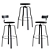 La Palma GIRO Bar Stool 3D model small image 3