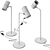 Elegant Torris 2 SP 3F Table Lamp 3D model small image 2