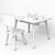 Title: Casper Kids Table and Classic Chair 3D model small image 3