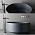 NORM Architects Arc Round Bathtub 3D model small image 1