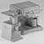 BORK Electric Kitchen Furniture 3D model small image 4