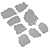 Low Poly Sticker Pack 1 3D model small image 3