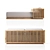 Outdoor Double Daybed: Code0532 3D model small image 2