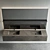 Modern Wall-mounted Grate Marble Vanity 3D model small image 4