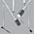 Delta XY180 LED Adjustable Ceiling Lamp 3D model small image 3