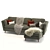 Vogue Vittoria Charlie Sofa 3D model small image 2