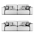 Happy Light Sofa: Spacious and Stylish 3D model small image 5