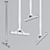 XY180 Mini Hanging Lamp - Metal Design, LED Adjustable 3D model small image 2