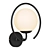 Modern Italian Wall Lamp: Galio SL418.401.01 & SL418.101.01 3D model small image 2