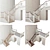 Modular Staircase with Wall Railing 3D model small image 3