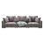 Elegant Armand Sofa - Timeless Comfort 3D model small image 1