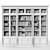 Elegant DIRETTORIO Library Cabinet 3D model small image 9