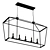 Elegant Leon Lantern Chandelier 3D model small image 1