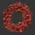 Festive Holiday Wreath Love 3D model small image 3