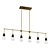 Elegant Island Chandelier 3D model small image 1