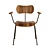 Elegant Walnut Armchair Nod 3D model small image 4