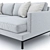 Sleek Slettvoll Elliot Sofa Set 3D model small image 3