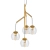 Modern Brass Tor Pendant Light 3D model small image 1