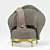 Modern Ergonomic Chair with Obj Format 3D model small image 7