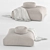 Sedona Pillow Duo: Maximum Comfort 3D model small image 2