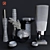 Platinum Antithesis Vases 3D model small image 1
