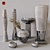 Platinum Antithesis Vases 3D model small image 8