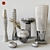 Platinum Antithesis Vases 3D model small image 9